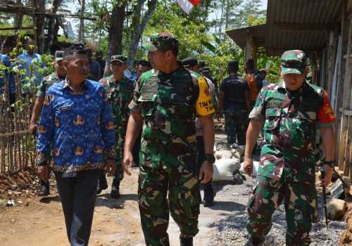 Kunjungan Tim Wasev ke Desa Purwogondo Kendal, Wabup Windu : Bersama Gotong Royong Bangun Desa