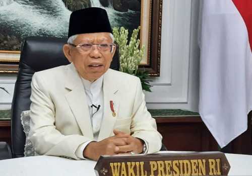 Wapres Ma ruf Amin Minta Media Massa Jaga Integritas di Tahun Politik