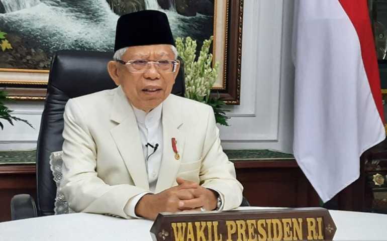 Wapres Ma ruf Amin Minta Media Massa Jaga Integritas di Tahun Politik