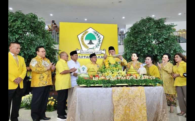 HUT Golkar Ke 59, Prabowo Subianto : Golongan Karya punya sejarah yang gemilang