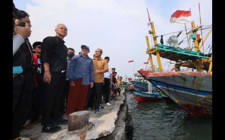 Bahagianya Nelayan Lampung Disambangi Ganjar