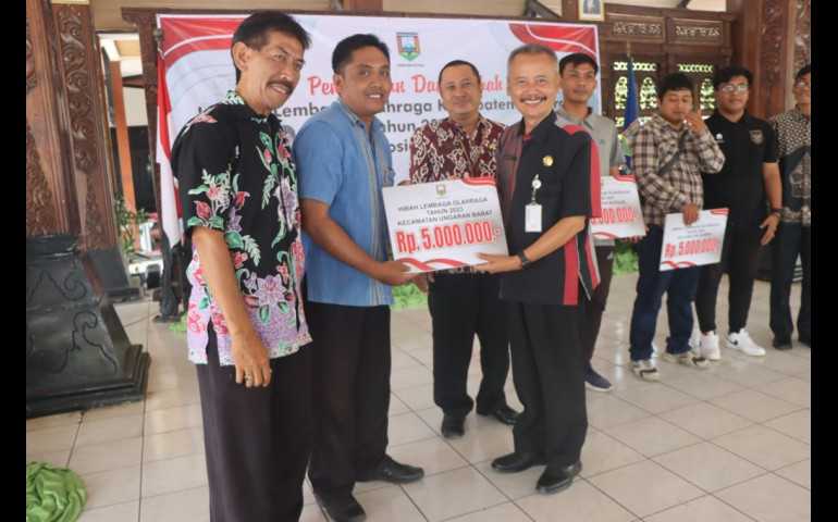 Disdikbudpora Kabupaten Semarang Berikan Dana Hibah ke Ratusan Lembaga Olahraga