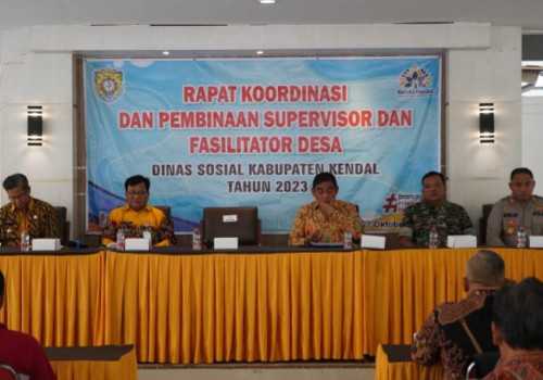 Dorong Kinerja Supervisor dan Fasilitator SLRT, Dinsos Kendal Gelar Rapat Koordinasi dan Pembinaan