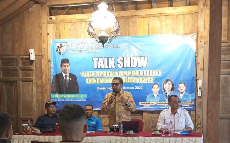 Talkshow KNPI Jateng, Ferry Wawan Cahyono : Semangat Sumpah Pemuda Satukan Perbedaan