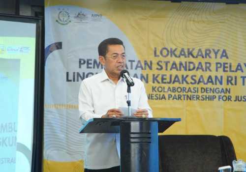 Buka Rancangan Standar Pelayanan, Wakil Jaksa Agung : Kejaksaan sebagai institusi yang akuntabel
