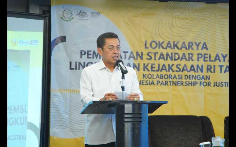 Buka Rancangan Standar Pelayanan, Wakil Jaksa Agung : Kejaksaan sebagai institusi yang akuntabel