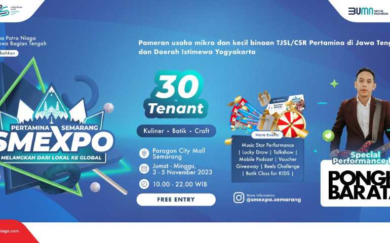 Pertamina SMEXPO Hadir Tawarkan 30 UMK Unggulan Pekan Ini di Kota Semarang