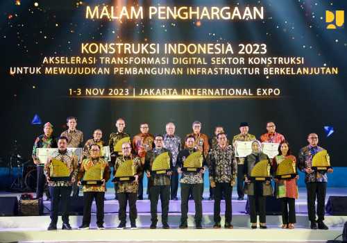 Jateng Peringkat I Pembinaan Penyelenggaraan Jasa Konstruksi Tingkat Provinsi 2023
