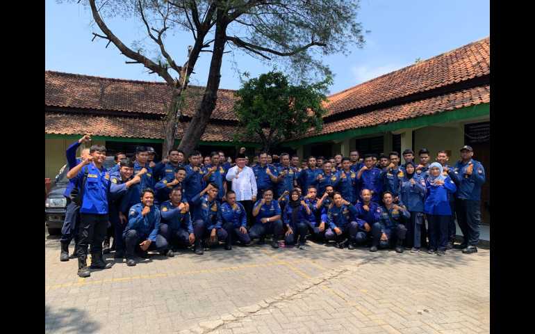 Kunjungi Kantor Satpol PP dan Damkar, Wabup Kendal Berikan Semangat dalam Bertugas