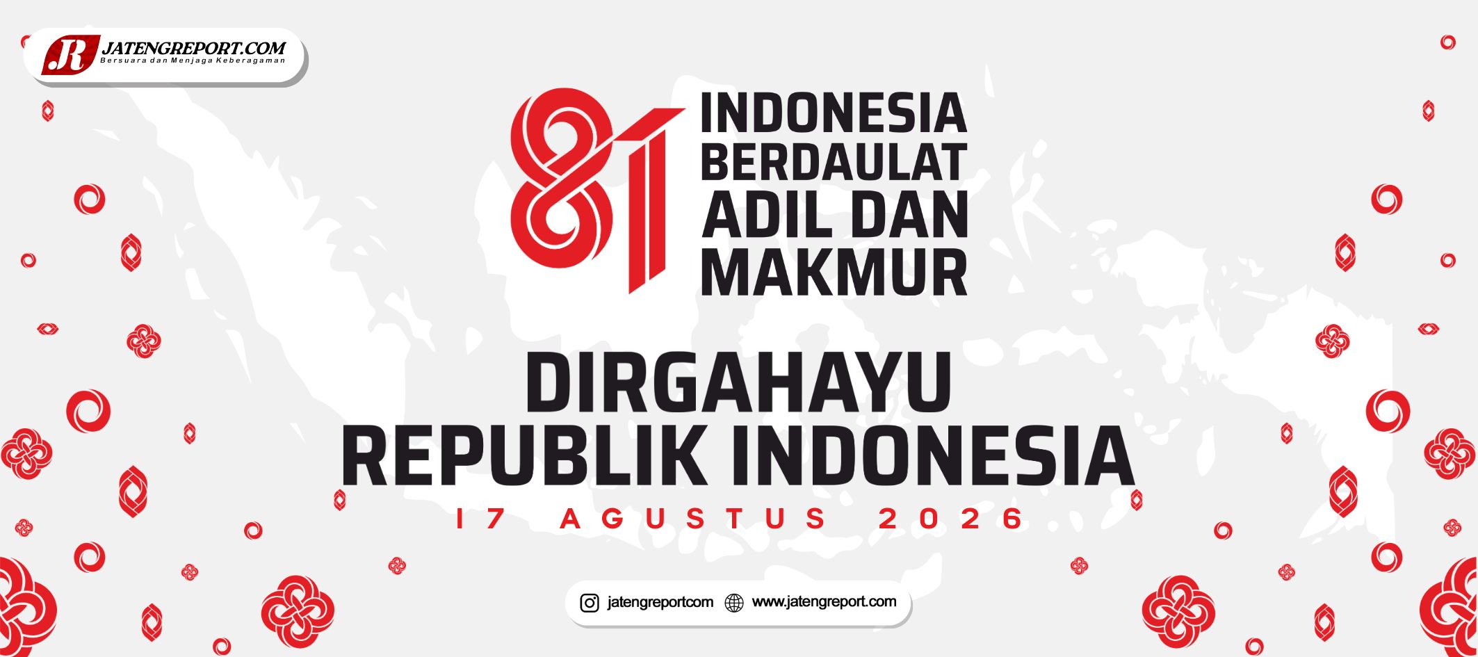 Banner HUT RI Ke-81