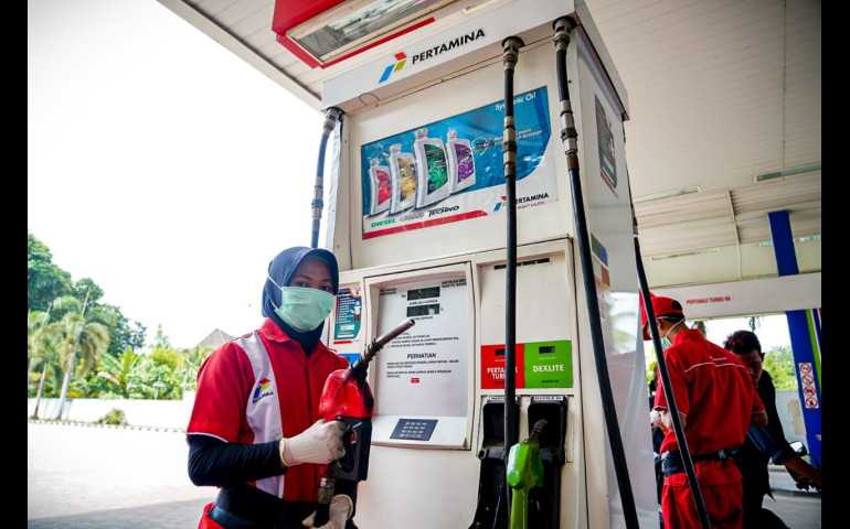 Harga Pertamax Series dan Dex Series Turun