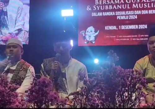 KPU Kendal Sosialisasikan Pemilu 2024 melalui Sholawat