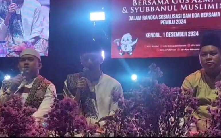 KPU Kendal Sosialisasikan Pemilu 2024 melalui Sholawat