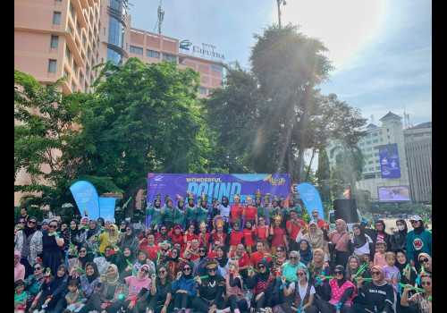 Semarak Warga Semarang Ikuti Kegiatan CFD bersama Pound Fit Road to Anniversary ke-28 Hotel Ciputra