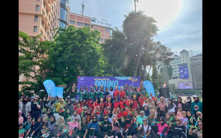 Semarak Warga Semarang Ikuti Kegiatan CFD bersama Pound Fit Road to Anniversary ke-28 Hotel Ciputra