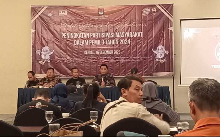 KPU Kendal Berharap Media Dapat Memberitakan Pemilu 2024 secara baik dan benar