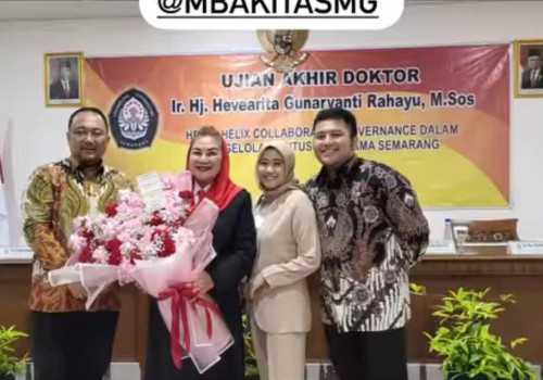 Sukses! Wali Kota Semarang Tuntaskan Prodi Doktor Administrasi Publik Undip
