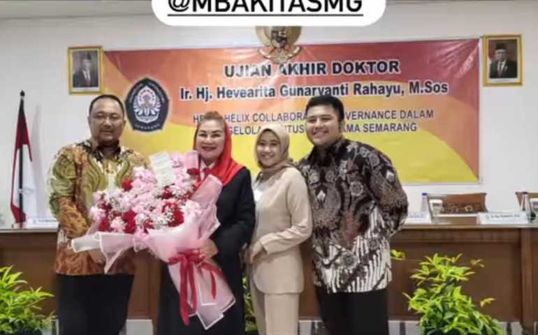 Sukses! Wali Kota Semarang Tuntaskan Prodi Doktor Administrasi Publik Undip
