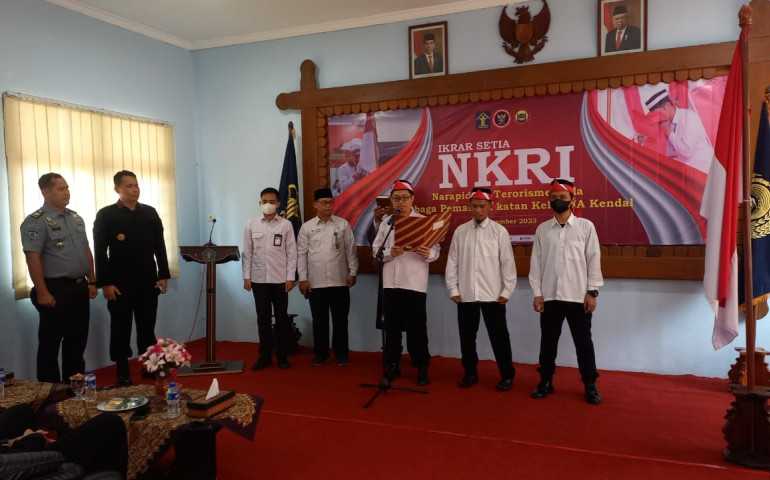 Peringati Hari Bela Negara, Warga Binaan Lapas II Kendal Ucapkan Ikrar Setia NKRI