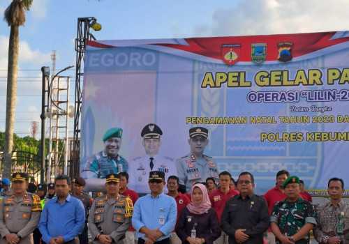 Polres Kebumen Gelar Ops Lilin 2023, Ferry Wawan Cahyono Siap Dukung Sinergi dalam Wujudkan Natal dan Tahun Baru Damai