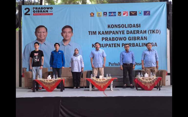 Konsolidasi TKD Purbalingga, Ferry Wawan Cahyono: Bersatu untuk Kemenangan Prabowo Gibran