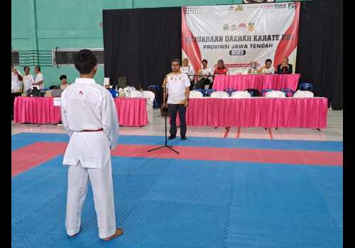 Kejurda Karate Jateng 2023 di Kebumen, Ferry Wawan Cahyono Harap Atlet Daerah Mampu Bersinar di Kancah Dunia