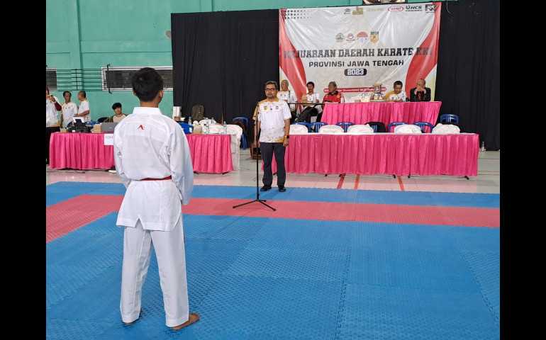 Kejurda Karate Jateng 2023 di Kebumen, Ferry Wawan Cahyono Harap Atlet Daerah Mampu Bersinar di Kancah Dunia