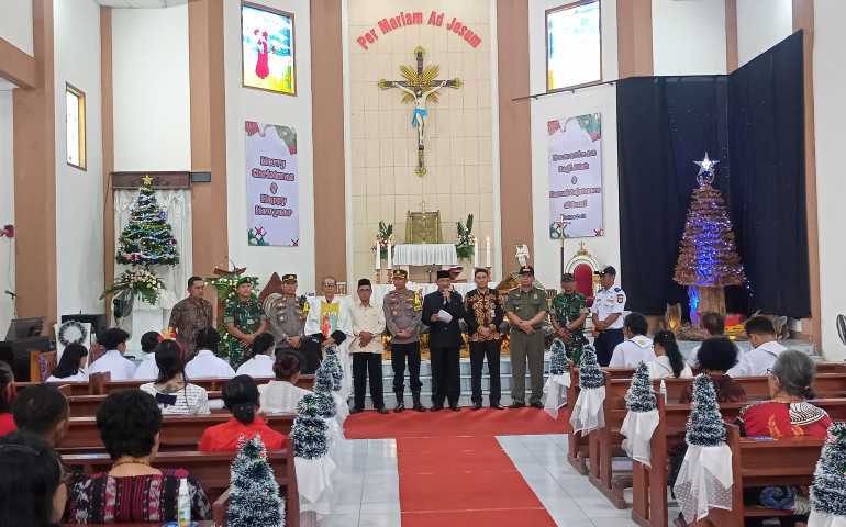 Sekda Kendal Melaksanakan Silaturahim ke Jemaat Gereja di Kabupaten Kendal