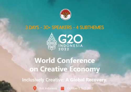 Konferensi WCCE 2022, Presiden Jokowi : Ekonomi Kreatif Tulang Punggung Ekonomi Masa Depan