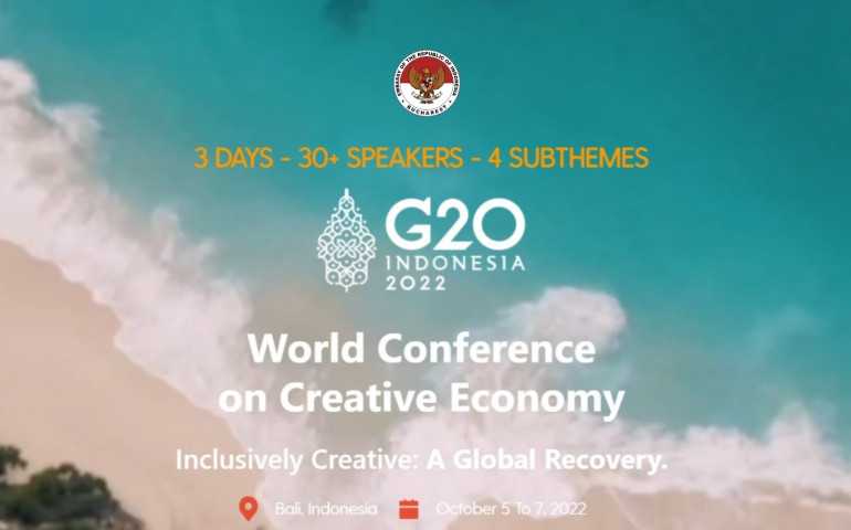 Konferensi WCCE 2022, Presiden Jokowi : Ekonomi Kreatif Tulang Punggung Ekonomi Masa Depan