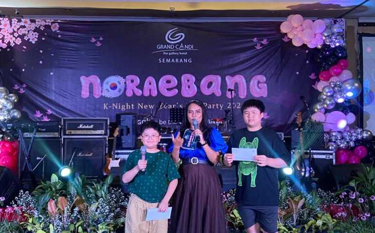 Grand Candi Hotel Semarang Ajak Tamu Karoke Bersama di Perayaan Tahun Baru 2023