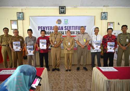 Sebanyak 1.002 Tanah Desa Karangsari Purbalingga Disertifikasi melalui Program Pendaftaran Tanah Sistematis Lengkap