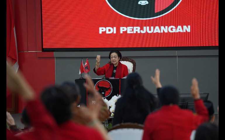 HUT Ke-51 PDI Perjuangan, Megawati : Pemilu Bukan Alat Elite Politik Lambungkan Kekuasaan
