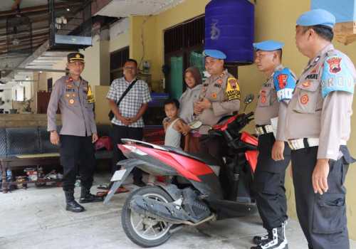 Propam Polres Kendal Gelar Penertiban Knalpot Brong Di Lingkungan Rumah Dinas Polres Kendal