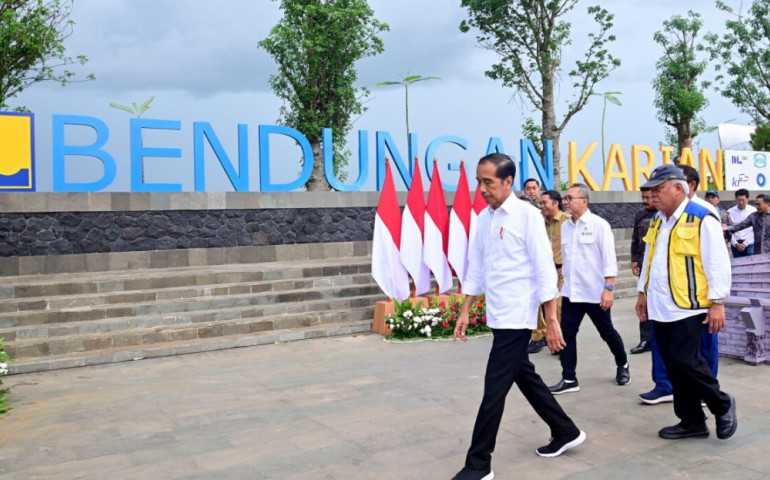 Presiden Jokowi Resmikan Bendungan Karian di Kabupaten Lebak