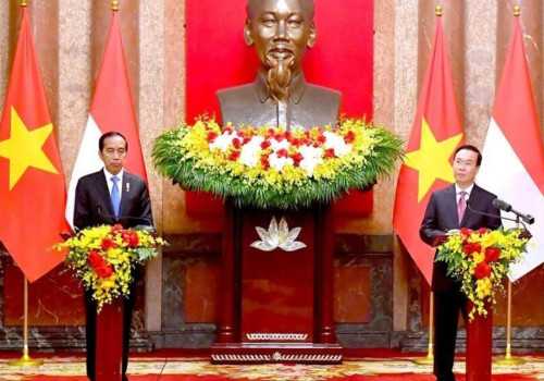Jalin Kerjasama dengan Vietnam, Presiden Jokowi Adakan Pertemuan Bilateral dengan Presiden Vietnam Vo Van Thuong