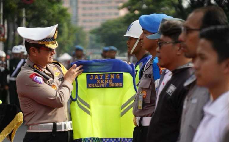 Polda Jateng Gelar Deklarasi Jateng Zero knalpot Brong : Ciptakan Situasi Pemilu Damai