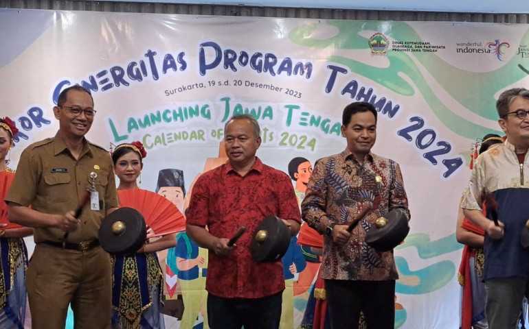 Pemprov Jawa Tengah Perkenalkan Jawa Tengah Calendar Of Events 2024 di Kampung Batik Solo