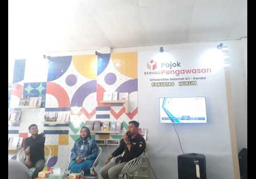 Gandeng FH Uniss, Bawaslu Kendal Launching Pojok Pengawasan Pemilu 2024