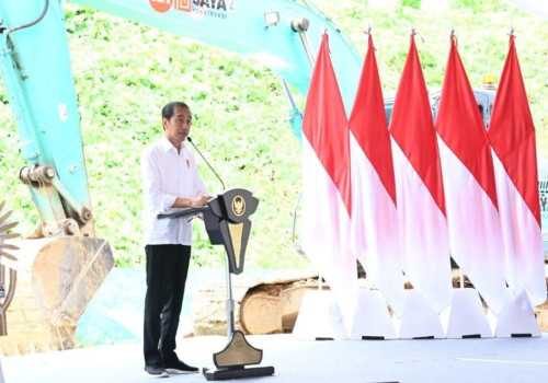 Presiden Jokowi Lakukan Upacara Groundbreaking Pembangunan Gedung dan Kawasan Kantor OIKN di IKN