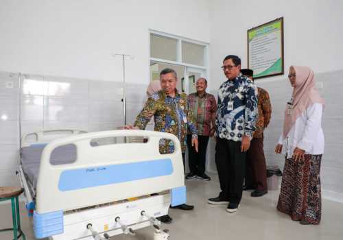 Resmikan Bangunan Baru Puskesmas Lasem Rembang, Pelayanan Puskesmas Lasem Diharapkan Lebih Baik