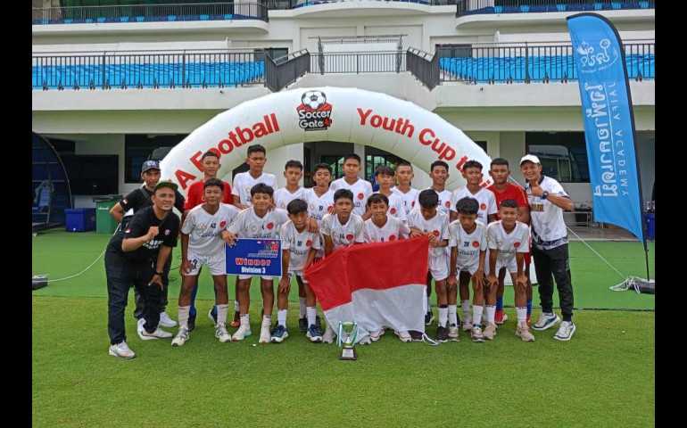 SSB Bintang FC Raih Posisi 3 Dalam Turnamen CCFA International Football di Thailand