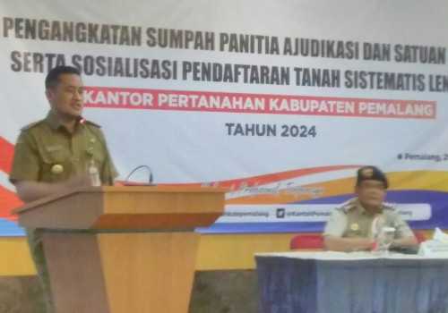 Target PTSL 2024 di Pemalang Capai 32 Ribu Bidang Tanah di 8 Kecamatan