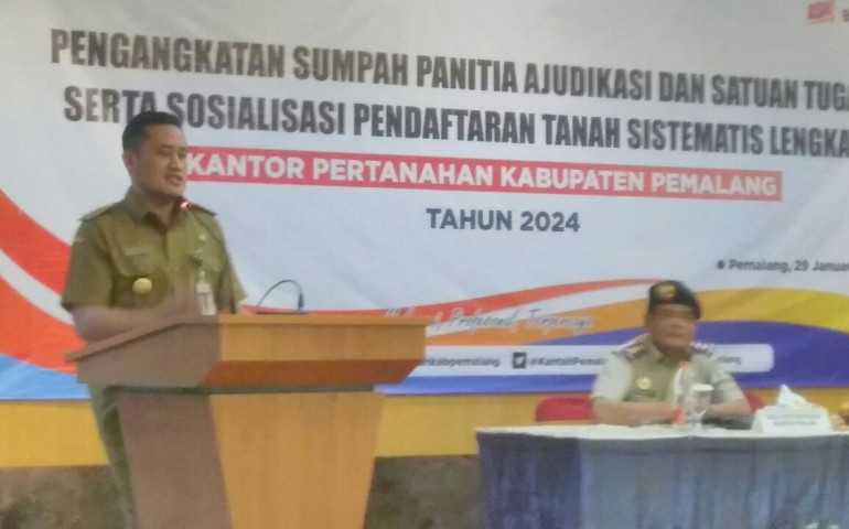Target PTSL 2024 di Pemalang Capai 32 Ribu Bidang Tanah di 8 Kecamatan