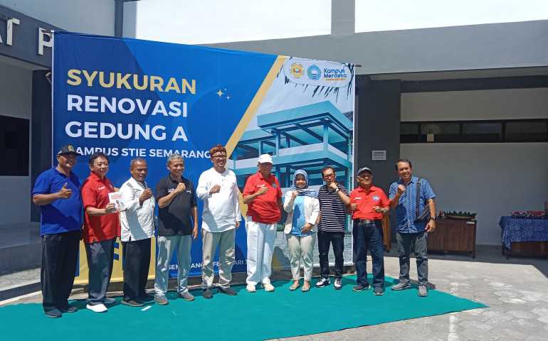 Kucurkan Dana 1 Miliar, STIE Semarang Apresiasi Pemprov Jateng Bantu Renovasi Gedung Kampus