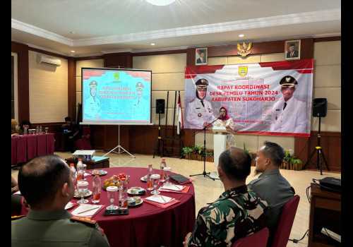 Bupati Sukoharjo Tekankan Pentingnya Tim Desk Pemilu Guna Sukseskan Pemilu 2024