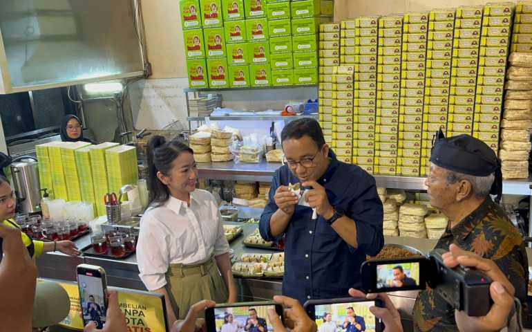 Kunjungi LCM, Capres Anies Baswedan Semakin Ingin Majukan Kuliner Lokal Go International