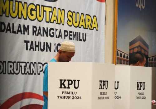 Tahanan Rutan Polda Jateng Mengikuti Jalannya Pemilu