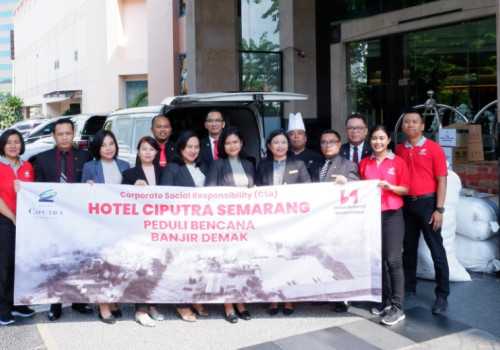 Hotel Ciputra Semarang Peduli Bencana Banjir Demak