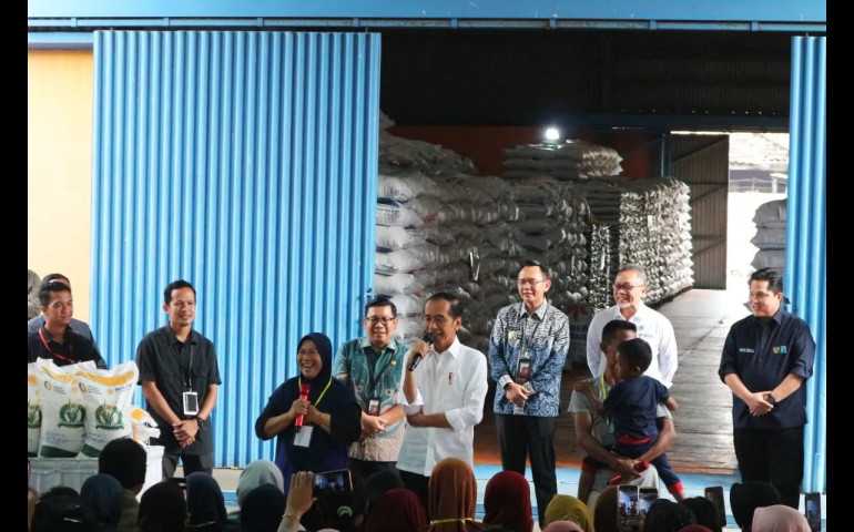 Presiden Jokowi : Negara Lain Tak Beri Bantuan Beras seperti Indonesia